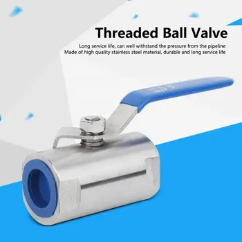 1 pc 304 Stainless Steel Ball Valve Industrial Manual G3/4in Threaded 2-Way Flowing for Tap Water 
1 pc 304 Stainless Steel Ball Valve Industrial Manual G3/4in Threaded 2-Way Flowing for Tap Water