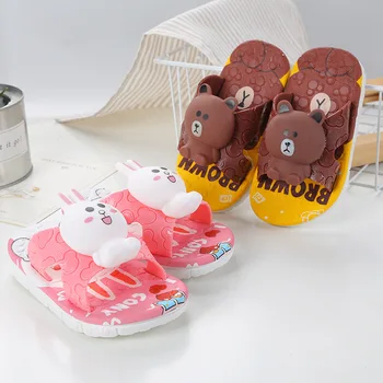 Fashion Cute Children Slippers Boys Chinelo Girls Cartoon Bear Rabbit Pantuflas Kids terlik Home Sandal Shower Shoes Baby Kapcie
Fashion Cute Children Slippers Boys Chinelo Girls Cartoon Bear Rabbit Pantuflas Kids terlik Home Sandal Shower Shoes Baby Kapcie