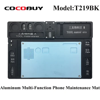 Novecel Aluminum Magnetic Heat Insulation Pad Mobile Phone Repair tools Platform Thickening Silicone Cell Phone Maintenance Mat
Novecel Aluminum Magnetic Heat Insulation Pad Mobile Phone Repair tools Platform Thickening Silicone Cell Phone Maintenance Mat