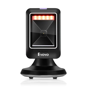 Eyoyo EY-6300 2D 1D Desktop Barcode Scanner Platform Scanner Automatic Sensing Scanning Hands-Free USB Wired Barcode Reader
Eyoyo EY-6300 2D 1D Desktop Barcode Scanner Platform Scanner Automatic Sensing Scanning Hands-Free USB Wired Barcode Reader