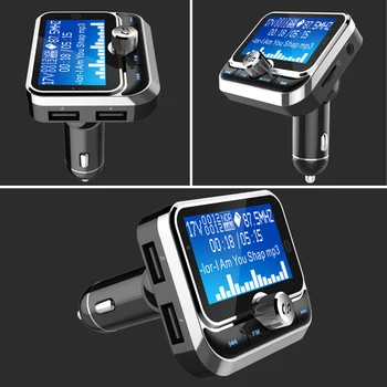Accessories AUX Input 1.8” LCD Display 7 Languages Wireless Bluetooth Electronic Stereo FM Transmitter Silver MP3 Player
Accessories AUX Input 1.8” LCD Display 7 Languages Wireless Bluetooth Electronic Stereo FM Transmitter Silver MP3 Player