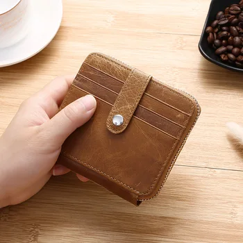 2020 new genuine leather card holder head layer leather certificate card holder card ladies zipper coin purse card holder 
2020 new genuine leather card holder head layer leather certificate card holder card ladies zipper coin purse card holder