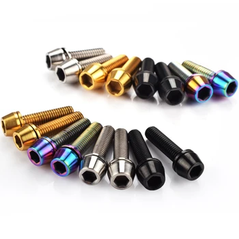 4 PCS GR5 Titanium Alloy Bolt M5 x 20mm Allen Key Ti Screw for Motorcycles Road Bike Refit
4 PCS GR5 Titanium Alloy Bolt M5 x 20mm Allen Key Ti Screw for Motorcycles Road Bike Refit