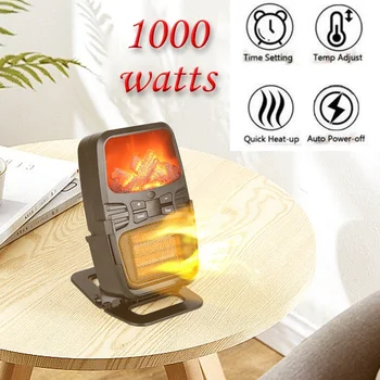 1000W Electric Fan Heater Overheat Protection Carrying Handle and 2s Quick Heating for Home Office Desk Garage
1000W Electric Fan Heater Overheat Protection Carrying Handle and 2s Quick Heating for Home Office Desk Garage