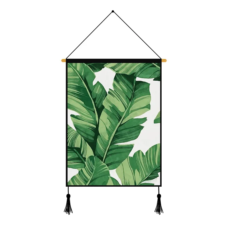 Green Torrid Zone Plant Monstera Musa Basjoo Hanging Painting Northern European-Style INS Printed Decorational Picture Cotton Li
Green Torrid Zone Plant Monstera Musa Basjoo Hanging Painting Northern European-Style INS Printed Decorational Picture Cotton Li