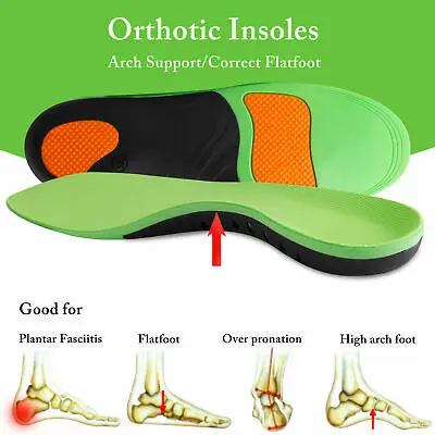 Orthotic Shoe Insoles Inserts Flat Feet High Arch Support For Plantar Fasciitis Care PU Material Sport Running Insert Pad
Orthotic Shoe Insoles Inserts Flat Feet High Arch Support For Plantar Fasciitis Care PU Material Sport Running Insert Pad