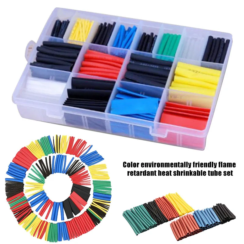 New 580pcs Heat Shrink Tubing Sleeving Wrap Tube Cable Wire Kit 2:1 Ratio Assortment SF66
New 580pcs Heat Shrink Tubing Sleeving Wrap Tube Cable Wire Kit 2:1 Ratio Assortment SF66