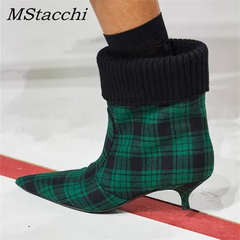 MStacchi New Autumn Winter Women Textiles Ankle Boots Women Low-Heeled Pointed Toe Boots Fashion Ladies Track Party Boots Mujer
MStacchi New Autumn Winter Women Textiles Ankle Boots Women Low-Heeled Pointed Toe Boots Fashion Ladies Track Party Boots Mujer