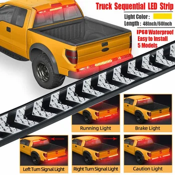 48/60inch LED Pickup Truck Strip DRL Light Bar Yellow Light IP67 Waterproof Truck Tailgate Turn Signal Reverse Brake Light
48/60inch LED Pickup Truck Strip DRL Light Bar Yellow Light IP67 Waterproof Truck Tailgate Turn Signal Reverse Brake Light