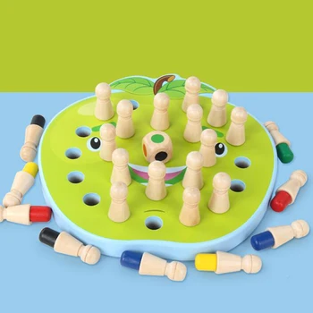Children 3D Puzzle Wooden Toys Color Montessori Pulling Radish Memory Match Chess Game Educational Learning Toys
Children 3D Puzzle Wooden Toys Color Montessori Pulling Radish Memory Match Chess Game Educational Learning Toys