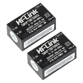 HI-LINK HLK-PM01 AC-DC Mini Power Supply Module 220V to 5V Mini Isolateded Power Supply Module Power Transmission
HI-LINK HLK-PM01 AC-DC Mini Power Supply Module 220V to 5V Mini Isolateded Power Supply Module Power Transmission