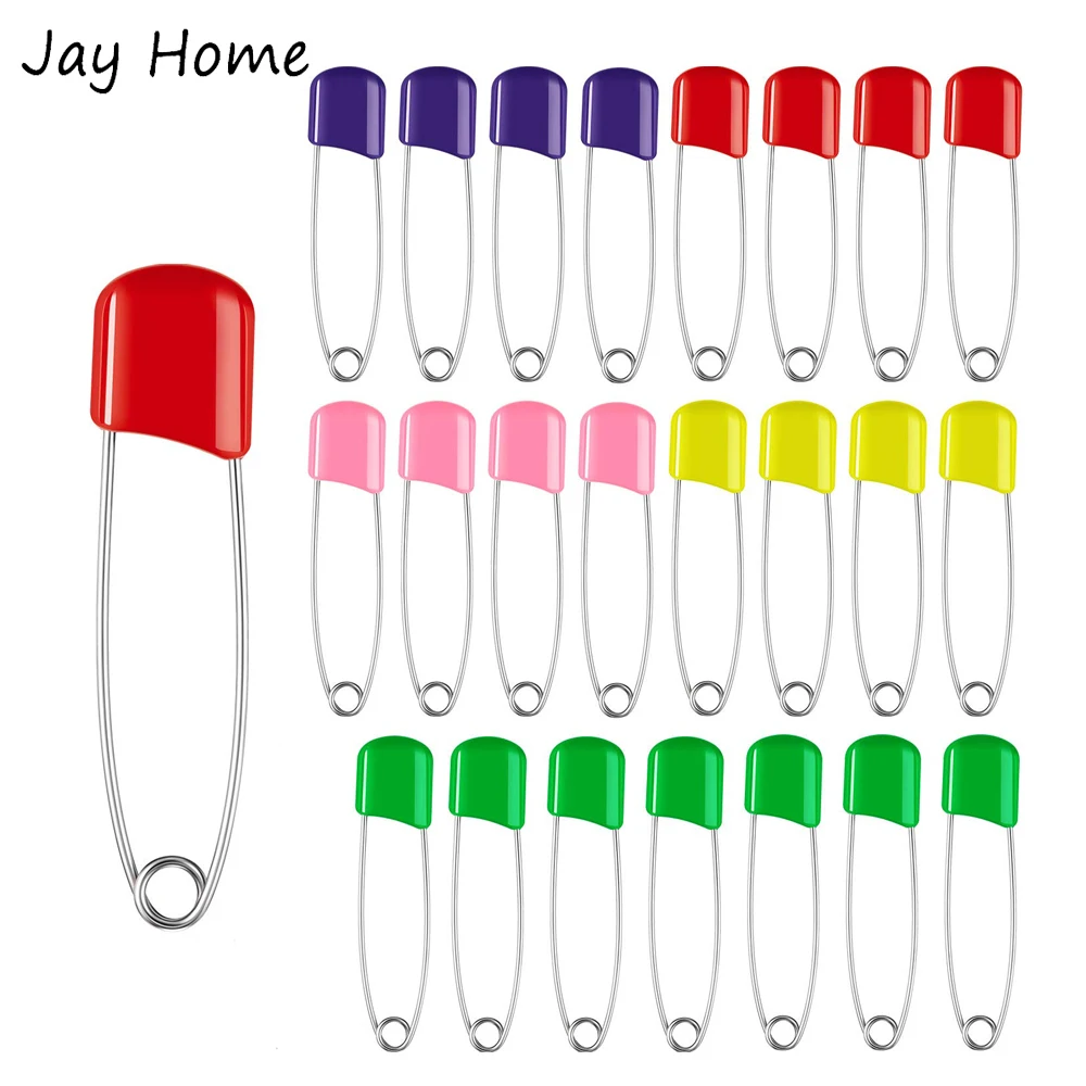 30/10pcs Plastic Head Safety Pins 5.5cm Stainless Steel Cloth Diaper Nappy Pins Buckles DIY Sewing Pins Quilting Sewing Supplies 
30/10pcs Plastic Head Safety Pins 5.5cm Stainless Steel Cloth Diaper Nappy Pins Buckles DIY Sewing Pins Quilting Sewing Supplies
