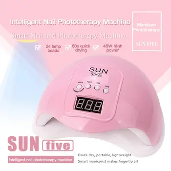 48W UV LED Nail Lamp 24 Led Fast Drying Auto Sensor Manicure Tools Suit For All Gel Nail Base Top Coat Nail Dryer All Gel Polish
48W UV LED Nail Lamp 24 Led Fast Drying Auto Sensor Manicure Tools Suit For All Gel Nail Base Top Coat Nail Dryer All Gel Polish