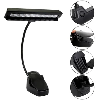 9 LED Clip-on Music Stand Lights Portable Flexible Gooseneck Eye Protection Reading Book Light USB Bed Desk Lamp Piano Lamp
9 LED Clip-on Music Stand Lights Portable Flexible Gooseneck Eye Protection Reading Book Light USB Bed Desk Lamp Piano Lamp