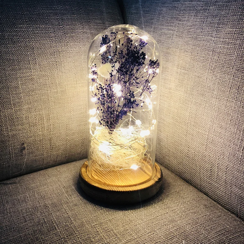 Artificial Starry Flower Led Light Glass Cover Decoration Artificial Flower Micro Landscape Night Light Birthday Christmas Gift
Artificial Starry Flower Led Light Glass Cover Decoration Artificial Flower Micro Landscape Night Light Birthday Christmas Gift
