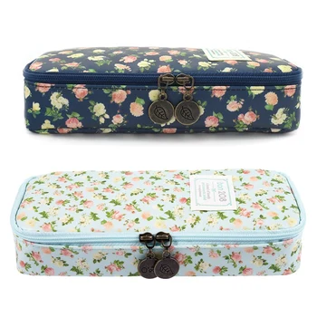 2 Pcs Pencil Case, Pen Bag Makeup Pouch Zipper Box Office Organizer Rose Floral - Light Blue & Cyan
2 Pcs Pencil Case, Pen Bag Makeup Pouch Zipper Box Office Organizer Rose Floral - Light Blue & Cyan