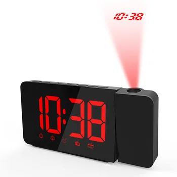 Digital LED Projection Alarm Clock FM Radio Snooze Function Rotatable Projector LED Table Clock Dual Alarm Electronic Desk Watch
Digital LED Projection Alarm Clock FM Radio Snooze Function Rotatable Projector LED Table Clock Dual Alarm Electronic Desk Watch