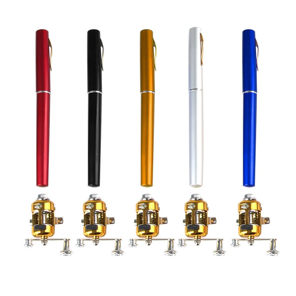 Outdoor Portable Pocket Telescopic Mini Fishing Pole Pen Shape Folded Fishing Rod With Reel Wheel Fishing Accessories
Outdoor Portable Pocket Telescopic Mini Fishing Pole Pen Shape Folded Fishing Rod With Reel Wheel Fishing Accessories
