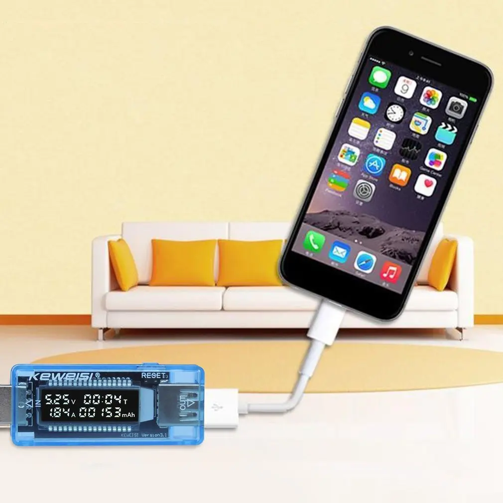 Mini Portable 0.91inch LCD Screen USB Charger Capacity Power Current Voltage Detector Tester Multimeter
Mini Portable 0.91inch LCD Screen USB Charger Capacity Power Current Voltage Detector Tester Multimeter