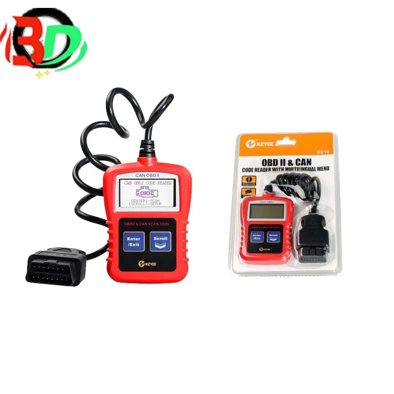 Автомобильный считыватель кодов KZYEE KC10 OBD II и CAN, универсальный считыватель кодов OBDII, поддержка нескольких языков
Автомобильный считыватель кодов KZYEE KC10 OBD II и CAN, универсальный считыватель кодов OBDII, поддержка нескольких языков