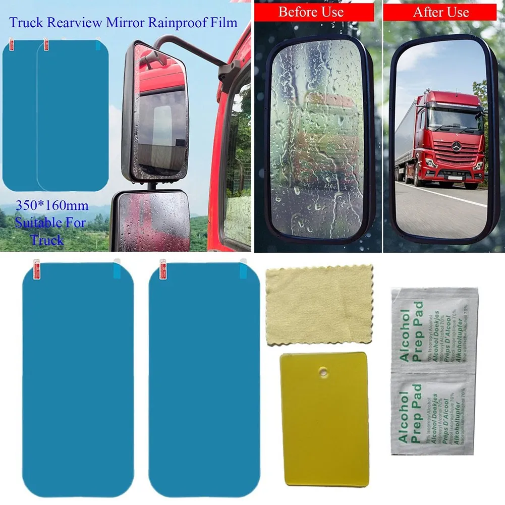 2ps Rainproof Car Truck Rearview Mirror Sticker Anti-fog Protective Film 35*16CM Anti-fog Films Car Accessories
2ps Rainproof Car Truck Rearview Mirror Sticker Anti-fog Protective Film 35*16CM Anti-fog Films Car Accessories