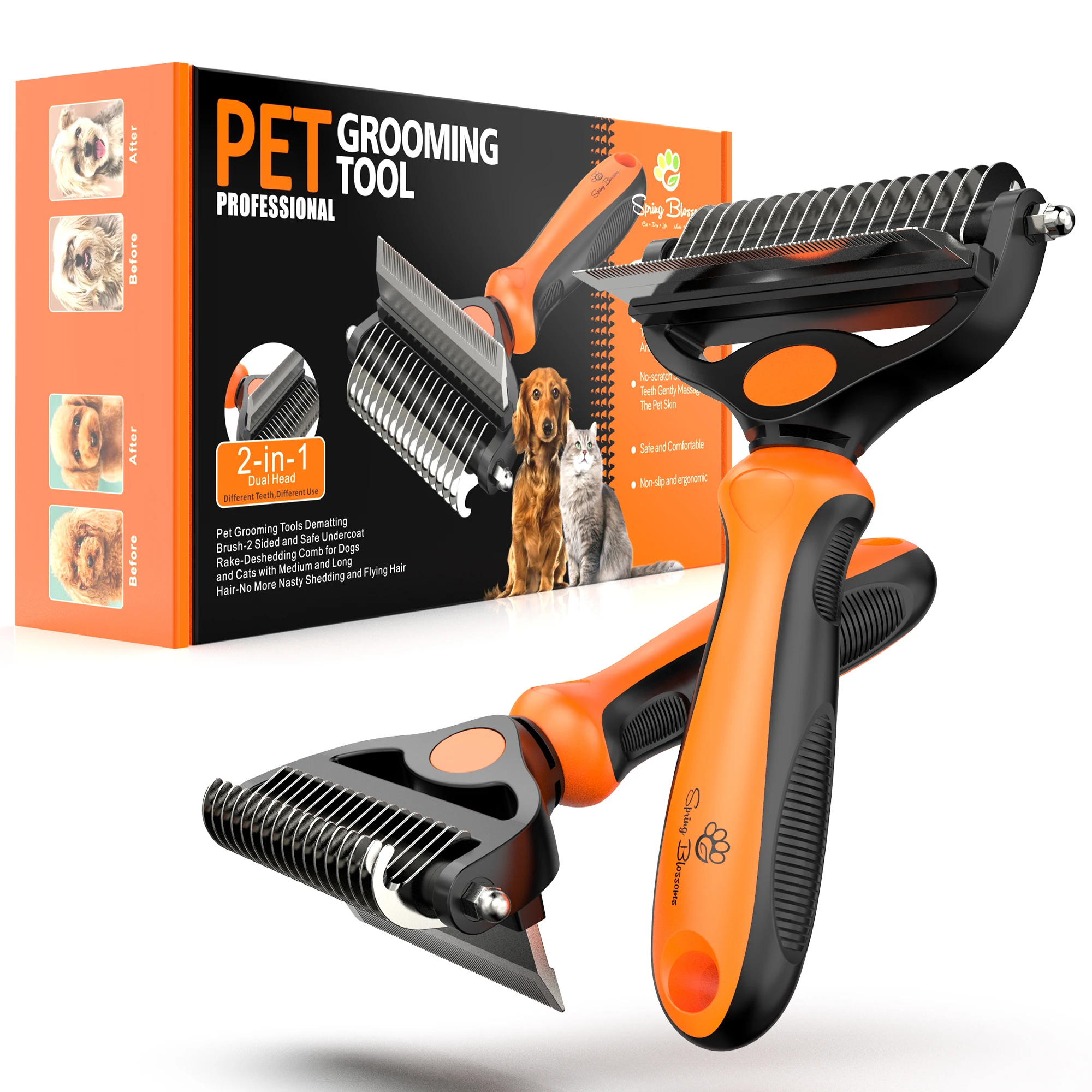 Pet Fur Grooming Comb 7 Hc5b011078b024d46825883bc1c1904c81