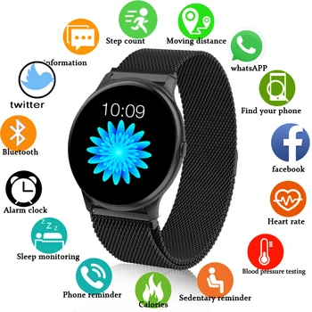 LIGE fashion Smart Watch Women Multifunctional Sport Heart Rate Blood Pressure Fitness tracker IP67 Waterproof Smartwatch woman
LIGE fashion Smart Watch Women Multifunctional Sport Heart Rate Blood Pressure Fitness tracker IP67 Waterproof Smartwatch woman