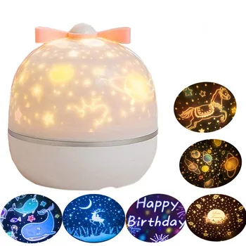 Night Light Projector Kids Star Night Light,360-Degree Rotating Colors Changing Desk Lamp 6 Projection Films for Kids Bedroom
Night Light Projector Kids Star Night Light,360-Degree Rotating Colors Changing Desk Lamp 6 Projection Films for Kids Bedroom