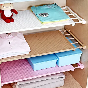Multifunctional telescopic layered rack stainless steel storage rack Wardrobe holder shelf telescopic scope with wide 24cm
Multifunctional telescopic layered rack stainless steel storage rack Wardrobe holder shelf telescopic scope with wide 24cm
