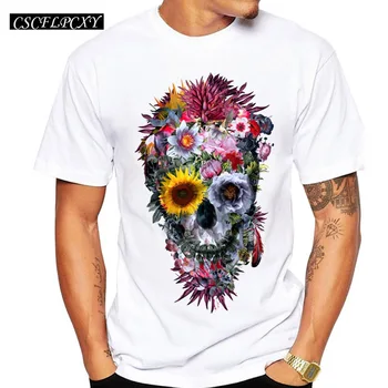 2019 Men T Shirts Fashion Voodoo Skull Design Short Sleeve Casual Tops Hipster Flower Skull Printed T-Shirt Cool Tee
2019 Men T Shirts Fashion Voodoo Skull Design Short Sleeve Casual Tops Hipster Flower Skull Printed T-Shirt Cool Tee
