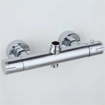 Bath Shower Faucet Thermostatic Faucet Wall Mounted Mixer Valve Tap Temperature Control Rain Shower Chrome Bathroom Twin Outlet
Bath Shower Faucet Thermostatic Faucet Wall Mounted Mixer Valve Tap Temperature Control Rain Shower Chrome Bathroom Twin Outlet