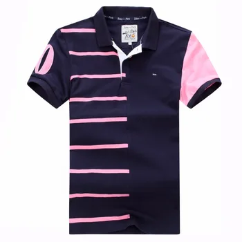 

Handsome 2020 Summer Mens POLO Best Selling Eden Park for Men POLOS Nice Quality Stripe design Casual shirts Plus Size M-XXXL