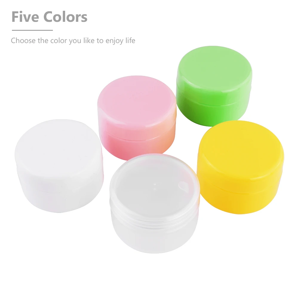 5Pcs 20ml 50ml 100ml Refillable Sample bottles Plastic Empty Makeup Jar Pot With Lid Travel Face Cream Lotion Cosmetic Container
5Pcs 20ml 50ml 100ml Refillable Sample bottles Plastic Empty Makeup Jar Pot With Lid Travel Face Cream Lotion Cosmetic Container
