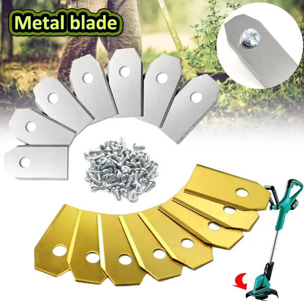 30pcs Lawn Robot Blade Golden Titanium Plating Lawn Mover Replacement Blade For Husqvama Automatic Moving Machine Essential Tool
30pcs Lawn Robot Blade Golden Titanium Plating Lawn Mover Replacement Blade For Husqvama Automatic Moving Machine Essential Tool