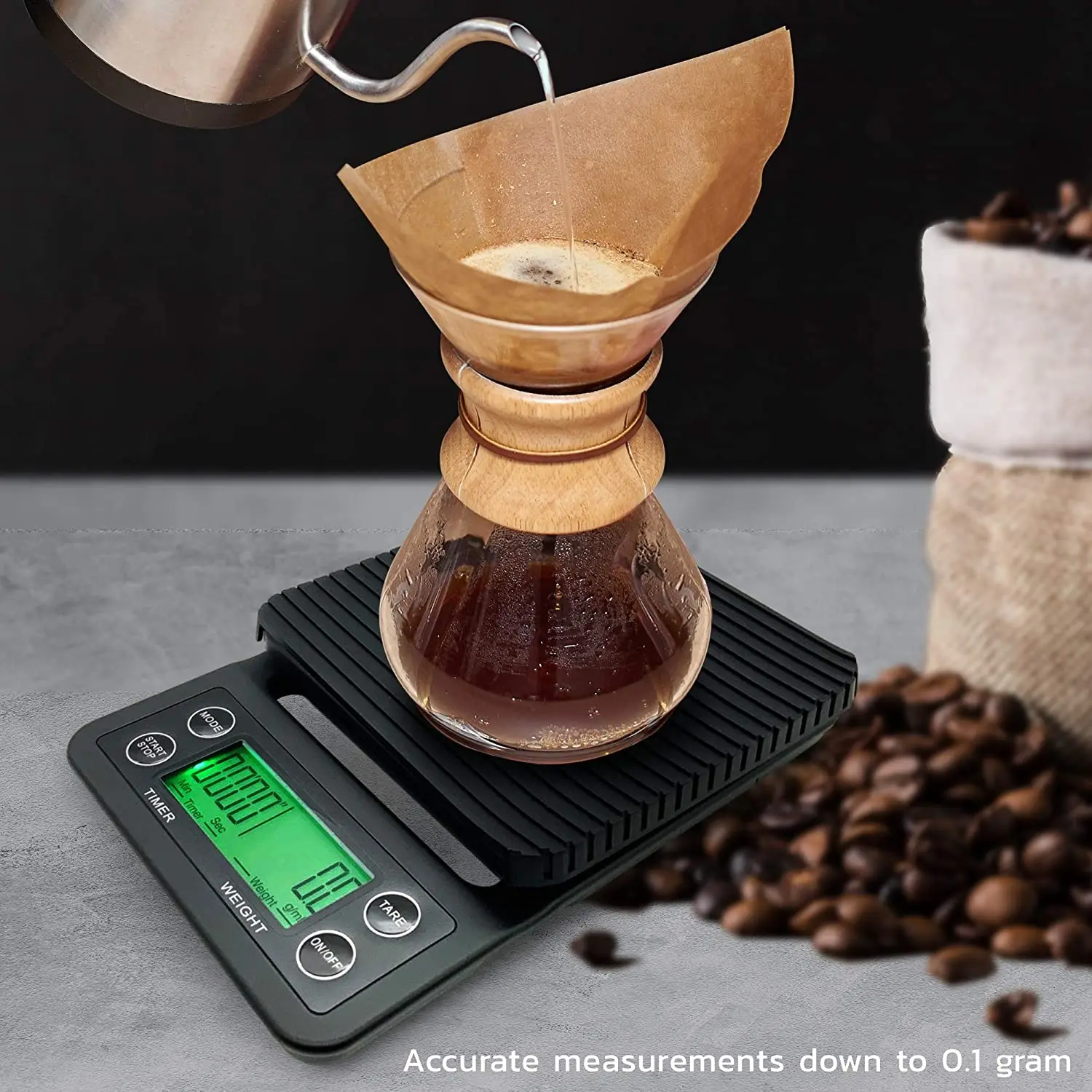 Coffee Scale With Timer Portable Electronic Digital Kitchen Scale High Precision LCD Electronic Scales 3KG/5kg 0.1G
Coffee Scale With Timer Portable Electronic Digital Kitchen Scale High Precision LCD Electronic Scales 3KG/5kg 0.1G