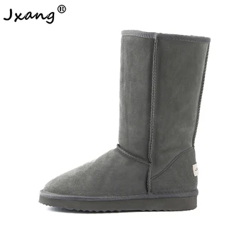 JXANG 2020 new fashion women boots winter plus size snow boots classic Australian high tube warm casual ladies shoes gray 34-44
JXANG 2020 new fashion women boots winter plus size snow boots classic Australian high tube warm casual ladies shoes gray 34-44