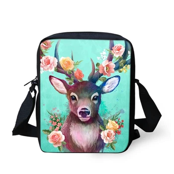 Women's Messenger Bags Cartoon Flower Deers Pattern Girls Cross Body Bag Fantasy Animal Painting Mini Flaps Pockets Bag
Women's Messenger Bags Cartoon Flower Deers Pattern Girls Cross Body Bag Fantasy Animal Painting Mini Flaps Pockets Bag