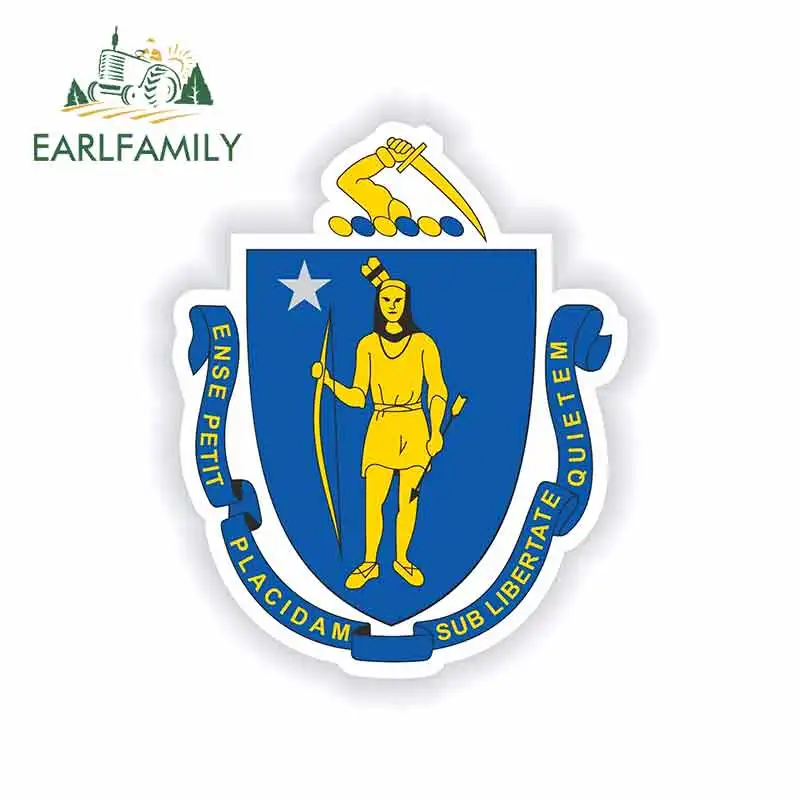 EARLFAMILY 13cm x 10.5cm for Massachusetts State Coat of Arms Funny Car Stickers Vinyl Truck RV VAN 3D JDM Car Accessories
EARLFAMILY 13cm x 10.5cm for Massachusetts State Coat of Arms Funny Car Stickers Vinyl Truck RV VAN 3D JDM Car Accessories