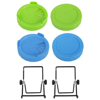 Sprouting Lids Wide Mouth Jar Lids Sprouting Stands Germination Kit, Sprouting Jar Strainer Lids for Mason Jars 6 Pack
Sprouting Lids Wide Mouth Jar Lids Sprouting Stands Germination Kit, Sprouting Jar Strainer Lids for Mason Jars 6 Pack
