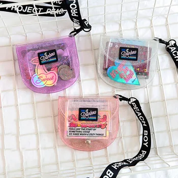 1 PC Transprent Jelly Shining Coin Purse Neck Hanging Wallet Halter Girl Japan Korea Kawaii Credit Card Holder Bag Clutch New
1 PC Transprent Jelly Shining Coin Purse Neck Hanging Wallet Halter Girl Japan Korea Kawaii Credit Card Holder Bag Clutch New