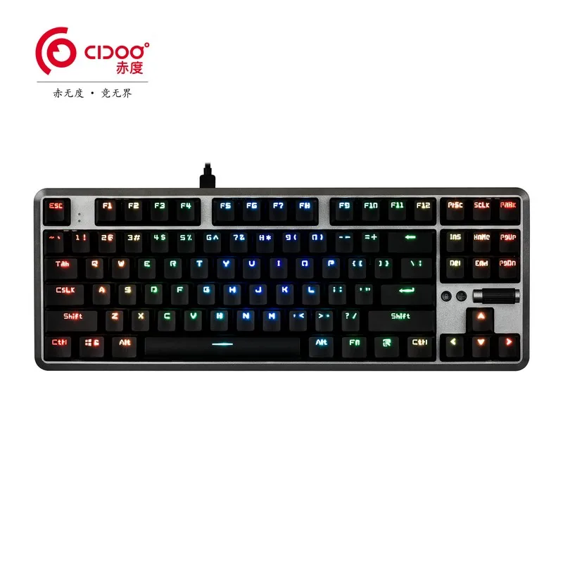 CDOO CD702S Mechanical Keyboard Blue/Red/Black Switch Gaming Keyboard with RGB Backlight 87 Keys waterproof for PC Laptop gamer
CDOO CD702S Mechanical Keyboard Blue/Red/Black Switch Gaming Keyboard with RGB Backlight 87 Keys waterproof for PC Laptop gamer