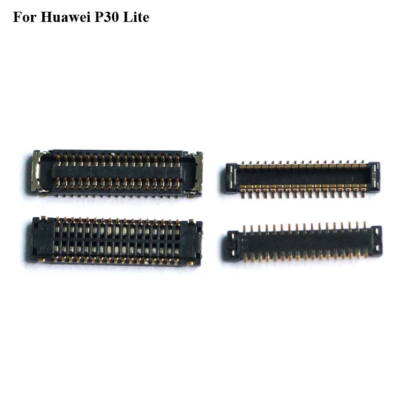Фото 5 шт. для Huawei P30 Lite P 30 ЖК-дисплей экран FPC коннектор P30lite p30 lite логика на материнской