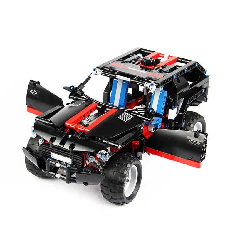 589pcs Building Blocks Compatible with Legoingly Technic Series 3341 Cruiser Hummerly SUV Model Toys for Children Friends
589pcs Building Blocks Compatible with Legoingly Technic Series 3341 Cruiser Hummerly SUV Model Toys for Children Friends