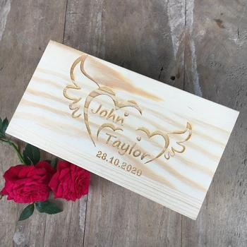Personalized Wedding guest book Custom Wooden Keepsake box wedding box with hearts rustic engrave vintage wedding guestbook
Personalized Wedding guest book Custom Wooden Keepsake box wedding box with hearts rustic engrave vintage wedding guestbook