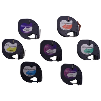 7 Pack 91201 Compatible for Dymo Letratag Tape 12mm 91330 16952 91331 91332 Mixed Color Tape for Dymo LetraTag Lt-100H
7 Pack 91201 Compatible for Dymo Letratag Tape 12mm 91330 16952 91331 91332 Mixed Color Tape for Dymo LetraTag Lt-100H