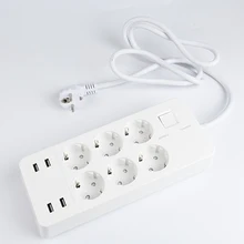 KUTUMAIExtension Lead Power Strip 6 slots + 4USB Plug Universal Socket Outlets Switch Power Board 1.5m Extension Cord 3500W 16A
KUTUMAIExtension Lead Power Strip 6 slots + 4USB Plug Universal Socket Outlets Switch Power Board 1.5m Extension Cord 3500W 16A