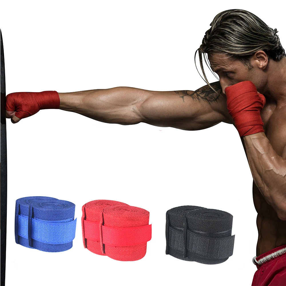 Professional Bandage Wraps Hand Wraps Cotton 5M/2.5M Handwraps for Boxing Gloves Kickboxing Muay Thai MMA Wrist Wraps 1PC
Professional Bandage Wraps Hand Wraps Cotton 5M/2.5M Handwraps for Boxing Gloves Kickboxing Muay Thai MMA Wrist Wraps 1PC