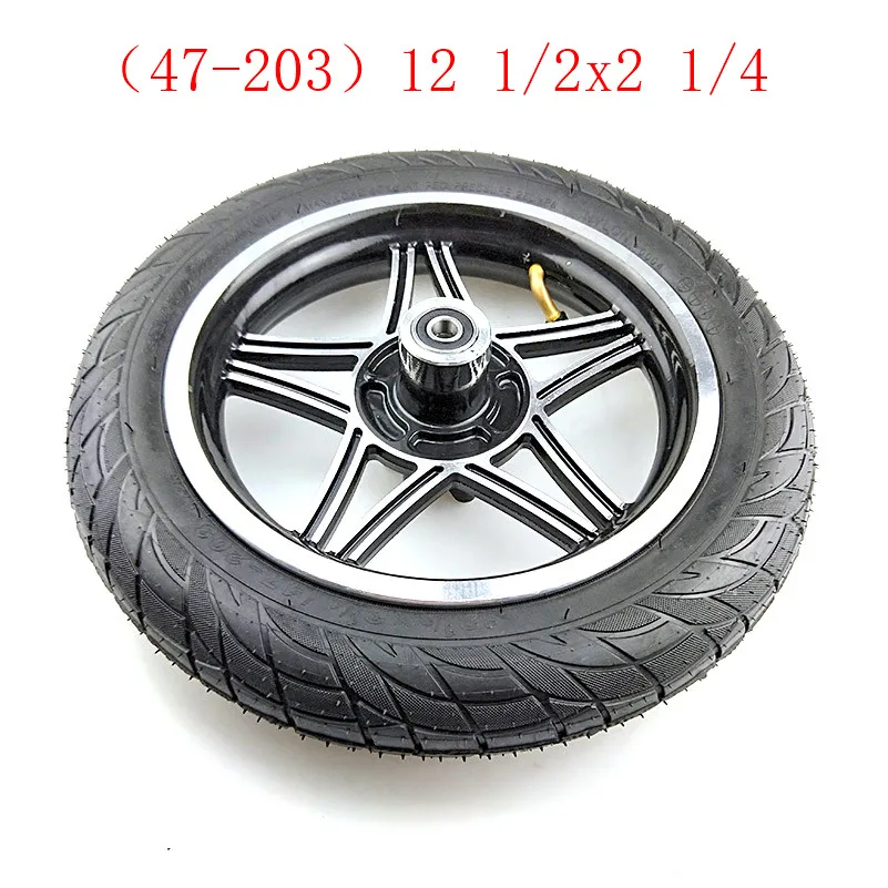 Acquistare Ruote Da 12 Pollici 12 1/2 X 2 1/4 47 203 Tubo Interno Del  Pneumatico Con Il Disco Del Freno Buco Cerchioni Adatta Molte Gas Scooter  Elettrici Ed E Bike Economico | Consegna Veloce E Qualità | It.Dhgate