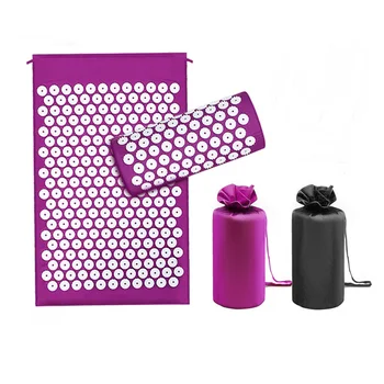 Yoga Acupressure Mat and Pillow Massage Set Acupuncture Mattress for Back Pain Relieve Sciatic, Back, Neck, Headaches and Pains
Yoga Acupressure Mat and Pillow Massage Set Acupuncture Mattress for Back Pain Relieve Sciatic, Back, Neck, Headaches and Pains