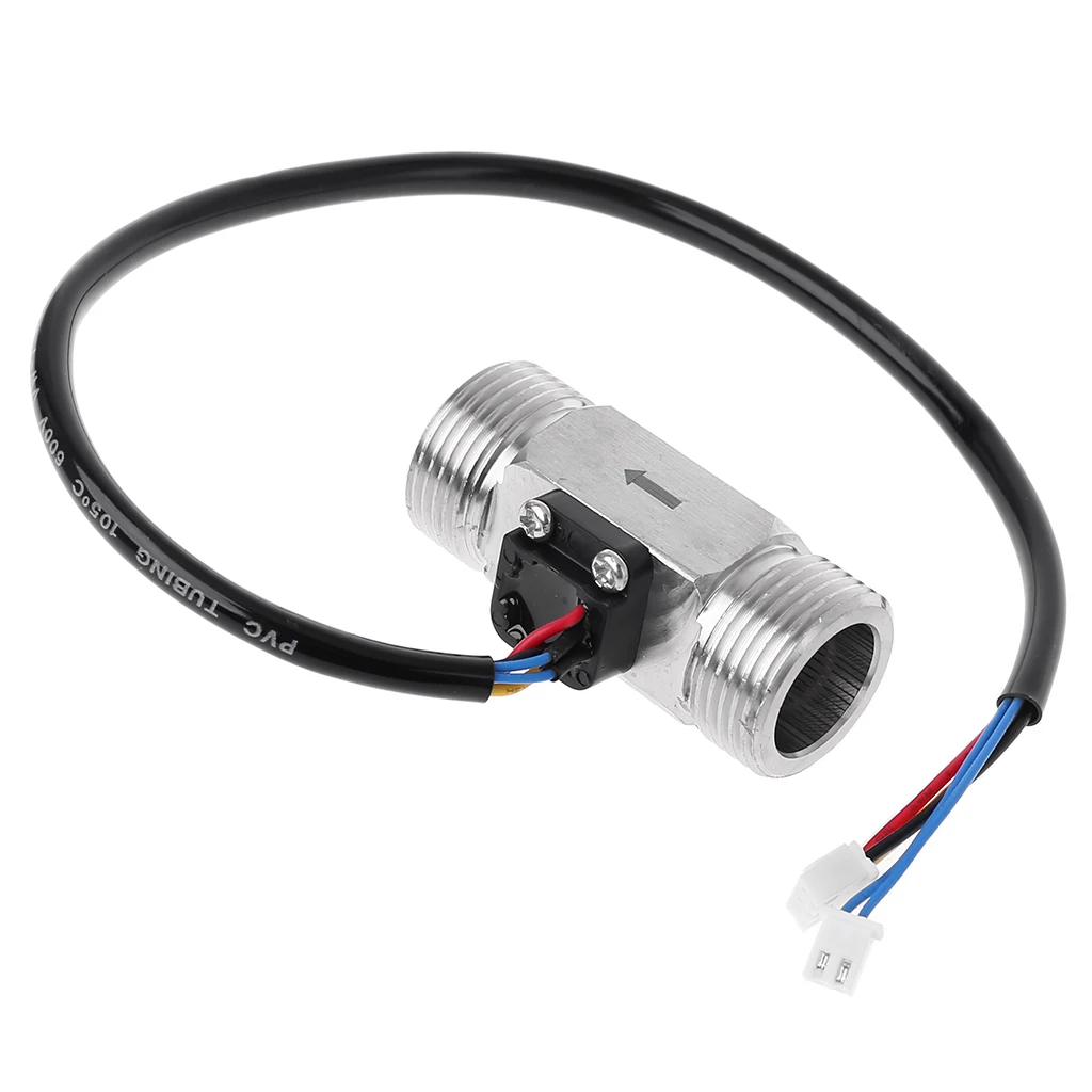Stainless Steel G3/4'' Water Flow Meter with NTC Temperature Measurement Digital Hall Effect Flowmeter Turbine Flow Sensor
Stainless Steel G3/4'' Water Flow Meter with NTC Temperature Measurement Digital Hall Effect Flowmeter Turbine Flow Sensor